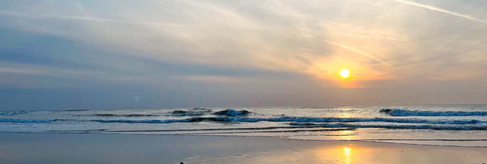 Coucher de soleil sur l'île de Texel