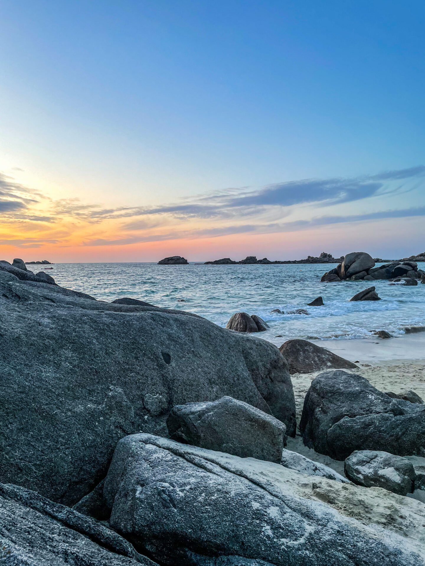 Traumstrand Sonnenuntergang