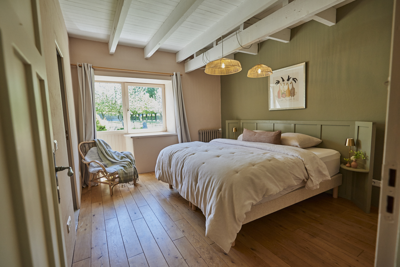 Ferienhaus Plélo Schlafraum