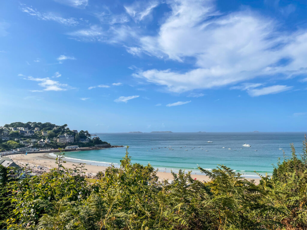 Vue de Perros-Guirec d'en haut