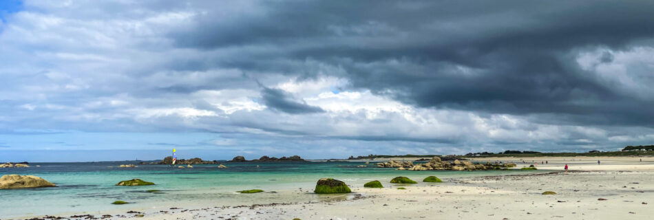 Plage de Amiets Unwetterwolken