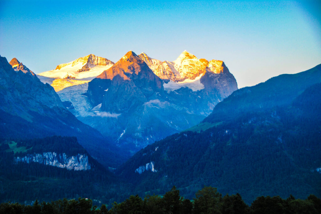 Lever de soleil à Hasliberg