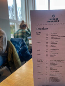 Texel - Café De Branding Karte