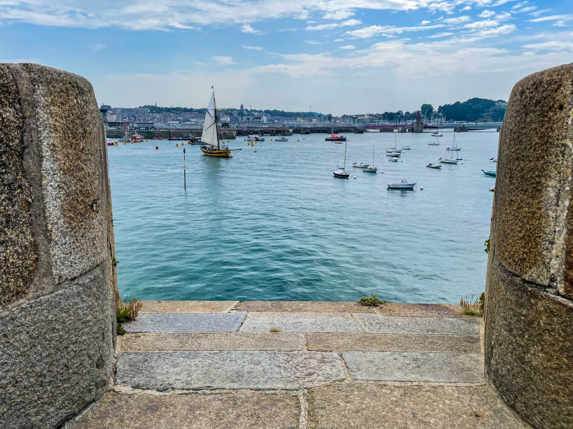 Saint Malo Blick aufs Meer