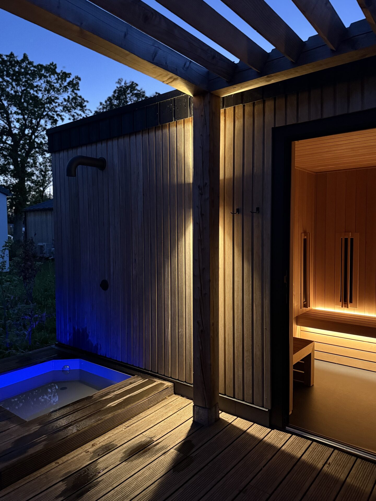 Landal Klein Oisterwijk Wellness am Abend