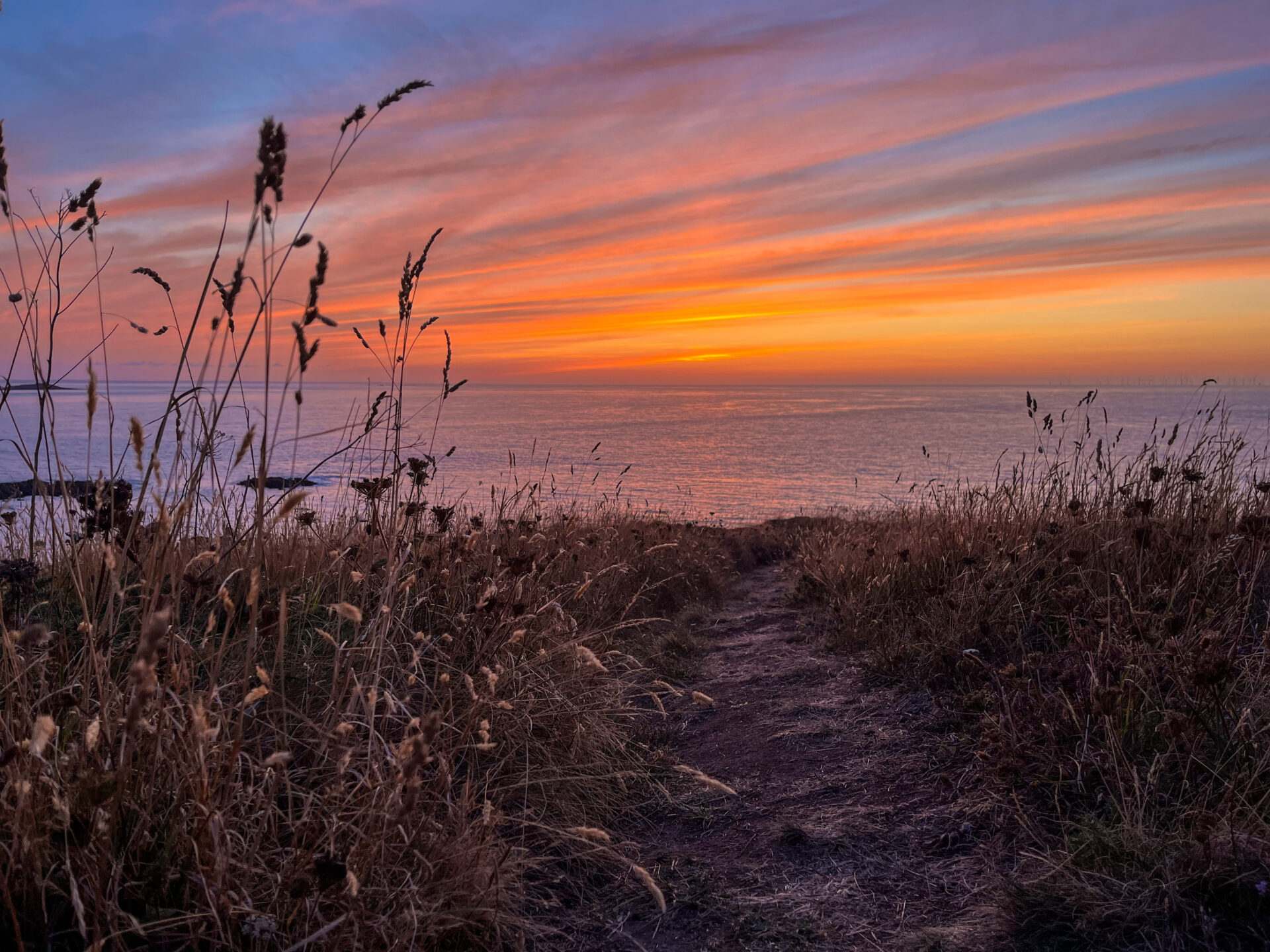 Cap d'Erquy Sonnenuntergang