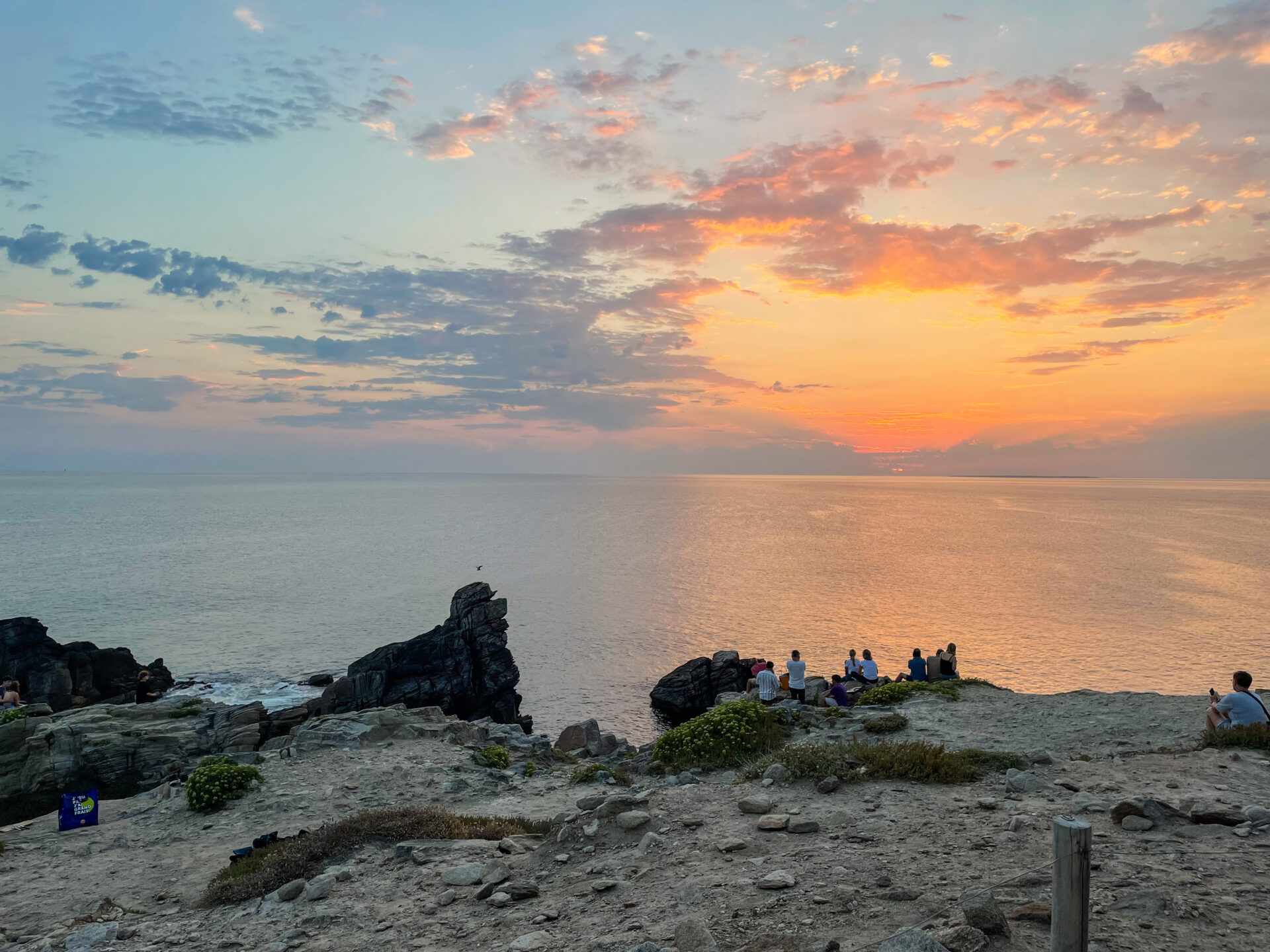 Quiberon - Sonnenuntergang am Meer