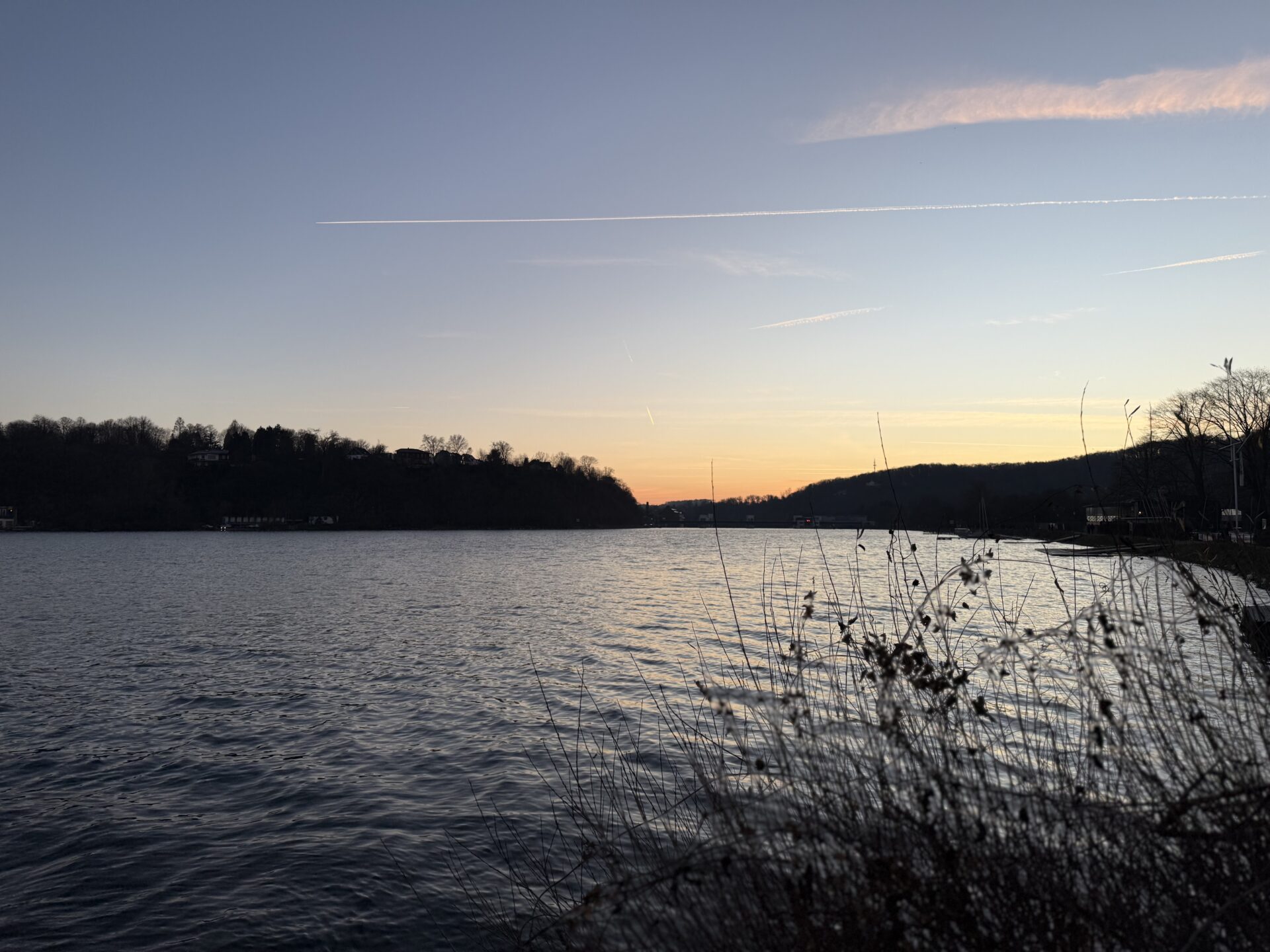 Essen Baldeneysee Abendstimmung
