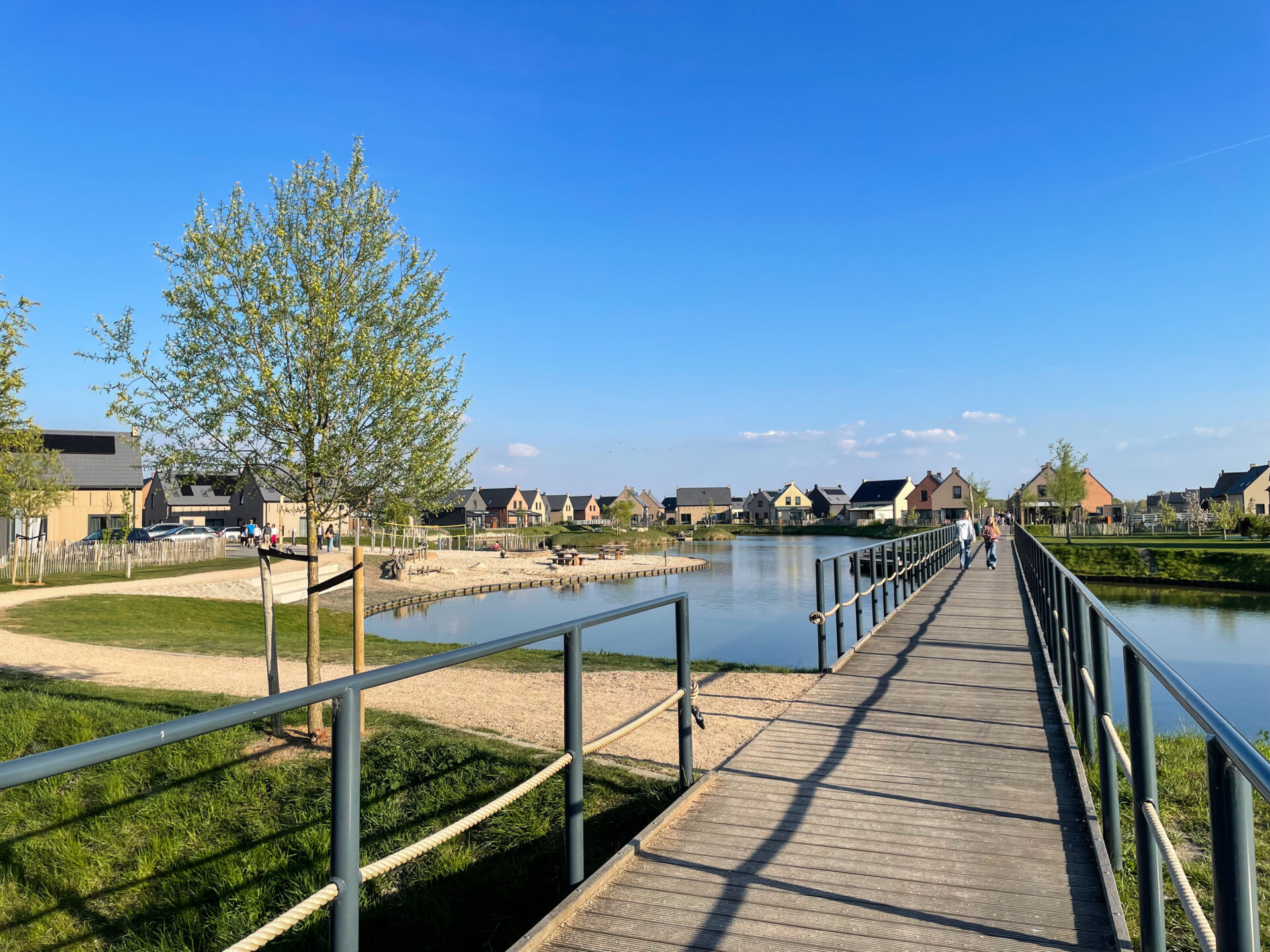 Roompot Verse Kreek - Fußweg übers Wasser