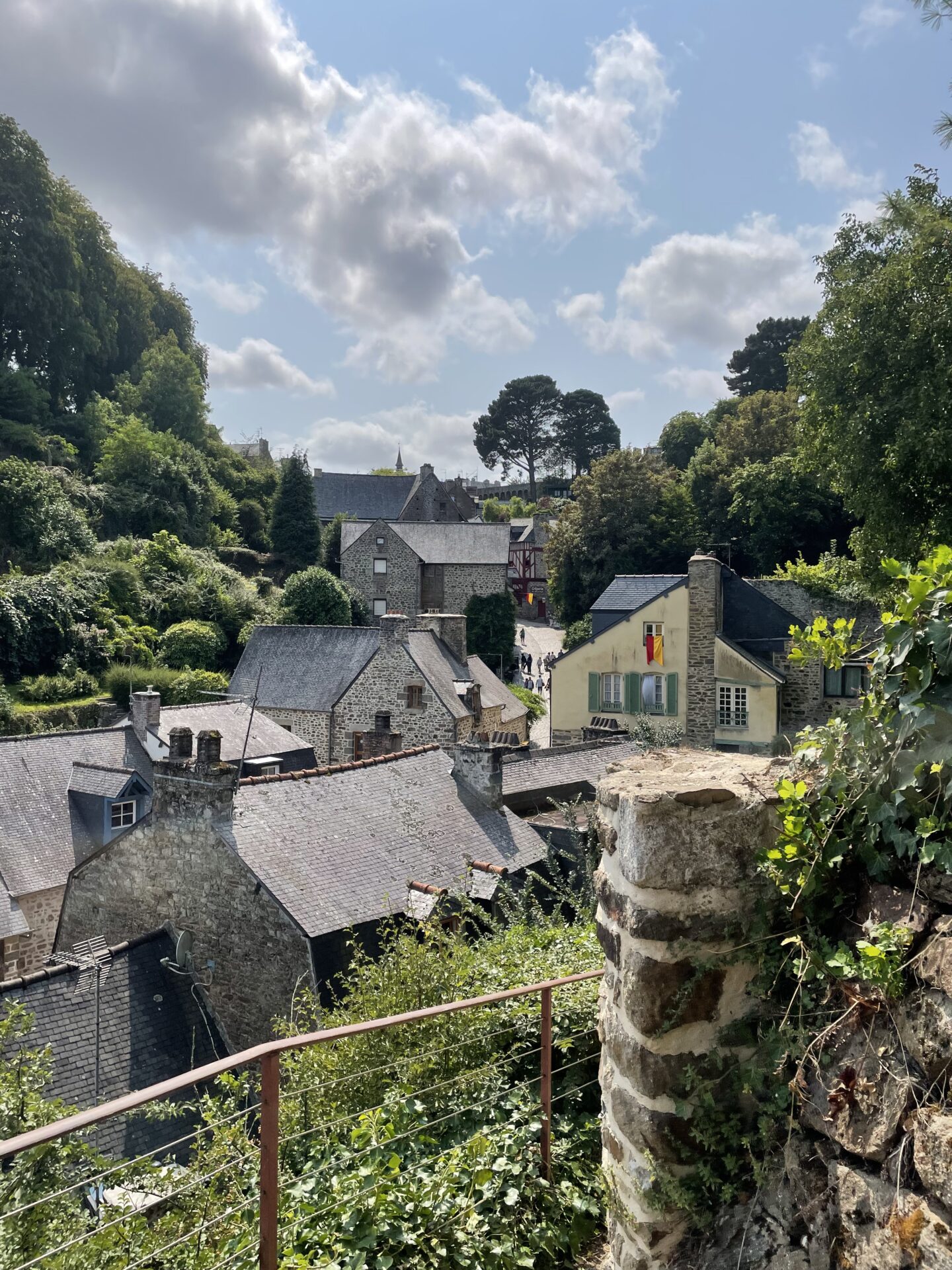 Dinan - Blick auf die Stadt