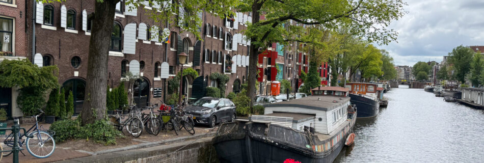 Amsterdam Ausblick über Gracht